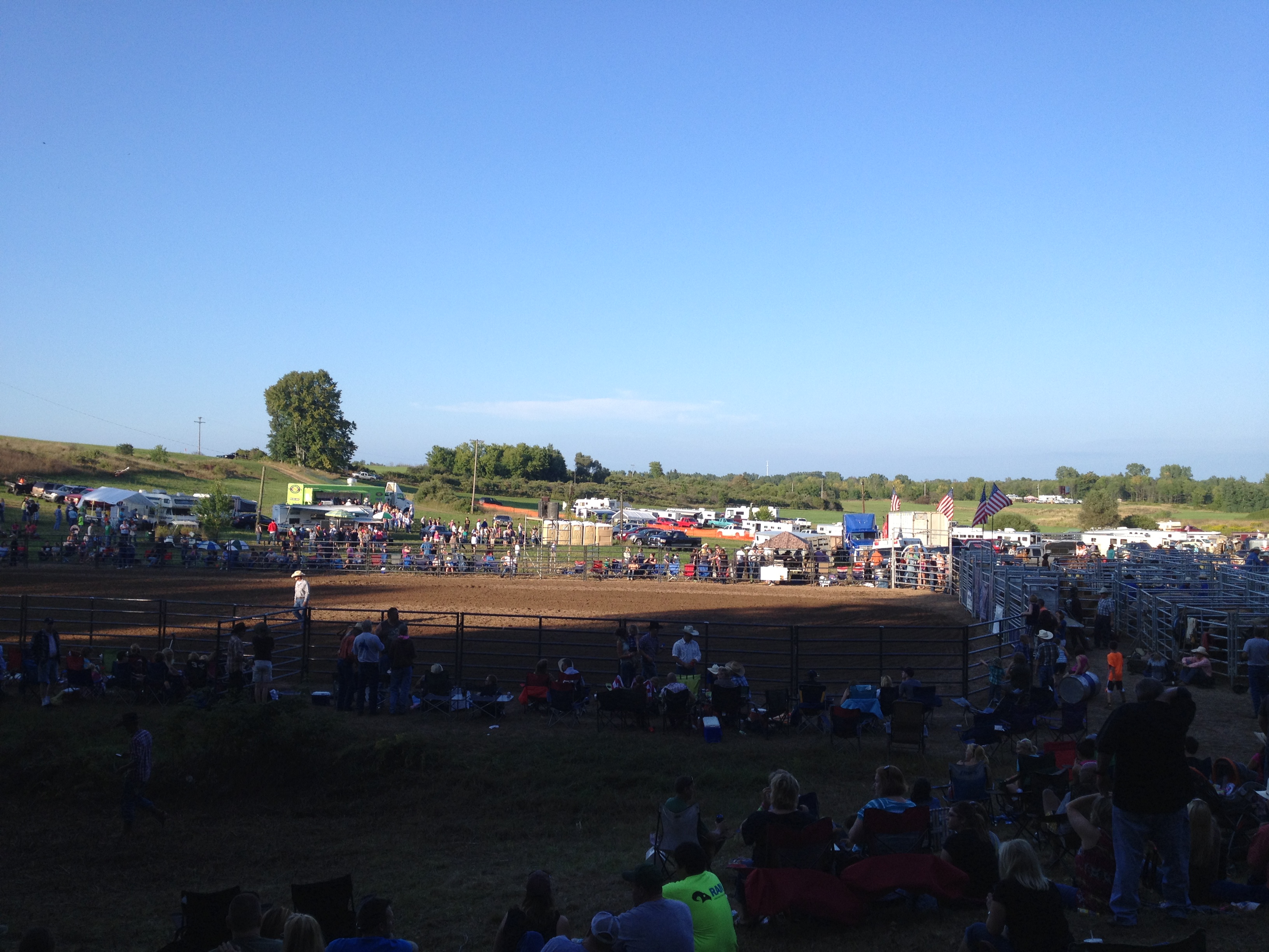 view of the first night of Rodeo